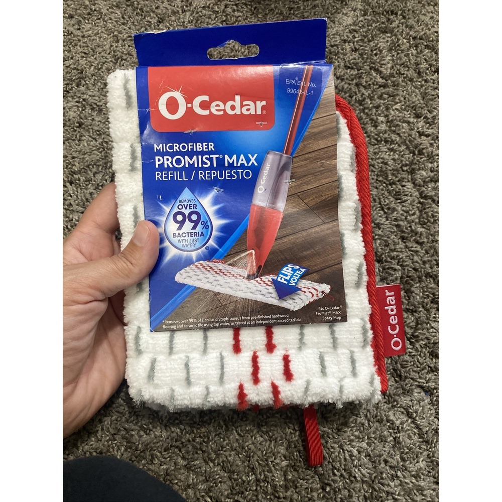 O Cedar ProMist MAX Microfiber Spray Mop Refill ~ New